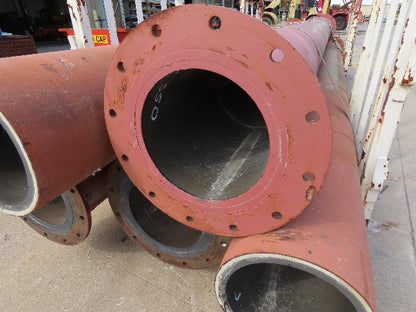 DUR-ROK Ceramic Basalt Cast Pipe Culvert for Abrasive Material Conveying 12"x18'