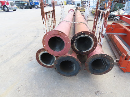 DUR-ROK Ceramic Basalt Cast Pipe Culvert for Abrasive Material Conveying 12"x18'