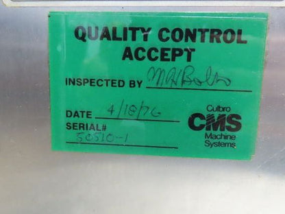 CMS Gilbreth 50510-1 Stainless Electrical Enclosure 22x20x8" Fused Disconnect