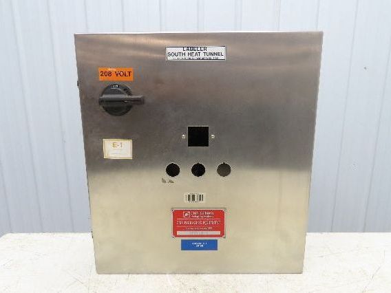 CMS Gilbreth 50510-1 Stainless Electrical Enclosure 22x20x8" Fused Disconnect