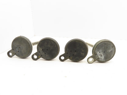 Rubber Bottom Machine Leveling Feet 3/4" Thread 7-1/2" Adjustable Set of 4
