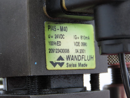 Wandfluh PI45-M40 Proportional Solenoid 24VDC Valve Manifold Raymond Forklift