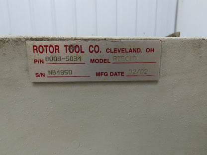 Rotor Tool RTECI0 Electronic Nutrunner Operator Control Drive