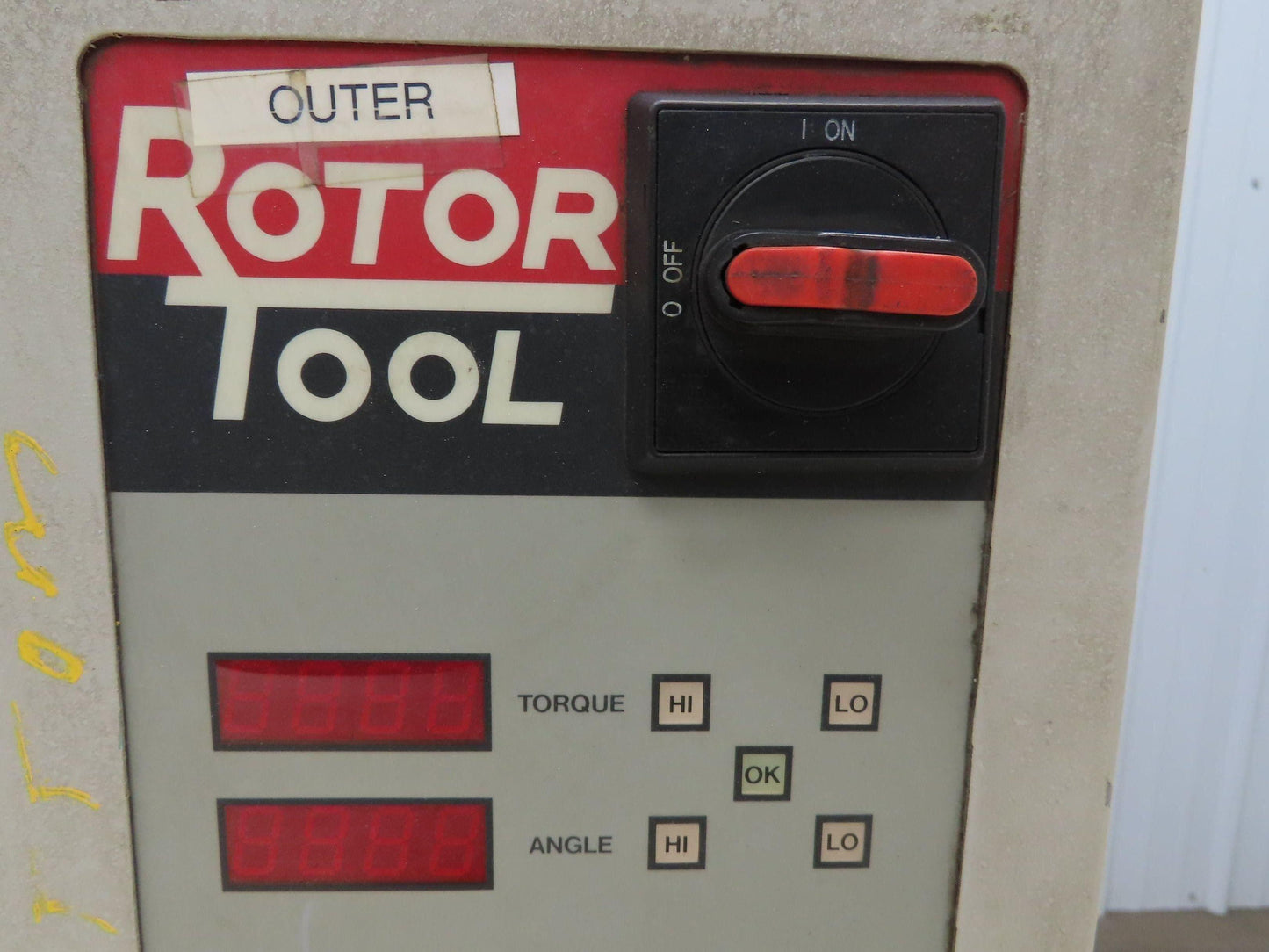 Rotor Tool RTECI0 Electronic Nutrunner Operator Control Drive