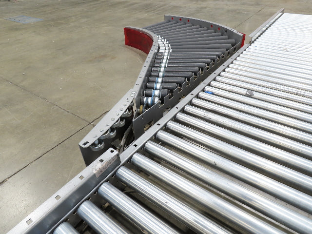 Hilmot 30"x 12' Motorized Roller Conveyor 90° Spur Diverter 27"BF 24VDC 120FPM