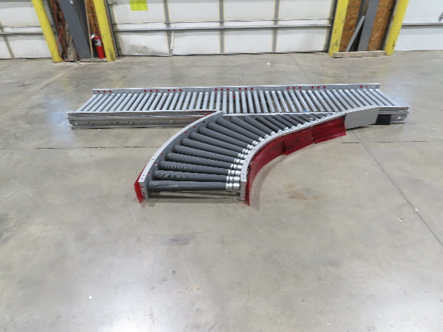 Hilmot 30"x 12' Motorized Roller Conveyor 90° Spur Diverter 27"BF 24VDC 120FPM
