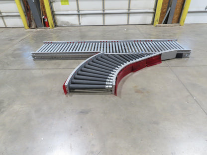 Hilmot 30"x 12' Motorized Roller Conveyor 90° Spur Diverter 27"BF 24VDC 120FPM