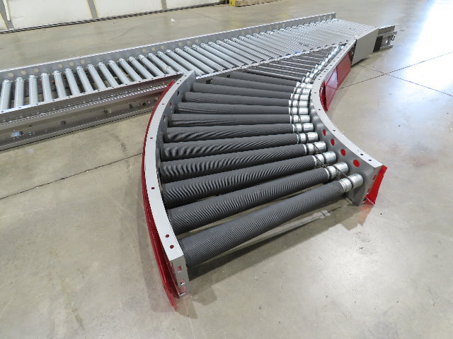 Hilmot 30"x 12' Motorized Roller Conveyor 90° Spur Diverter 27"BF 24VDC 120FPM
