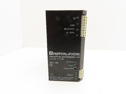 Pepperl Fuchs 211139 PLC Power Supply Module PRI 3x380-500V SEC 24V 10A