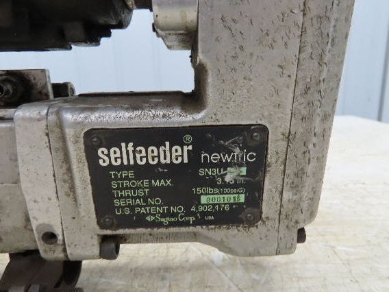 Sugino Newtric SN3U Selfeeder Drill Unit 3.15" Stroke 230/460V Air/Electric