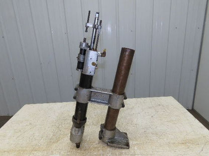 Desoutter AFD 5000 Pneumatic Auto Feed 1/4" Drill Unit Double Drill Head w/Stand