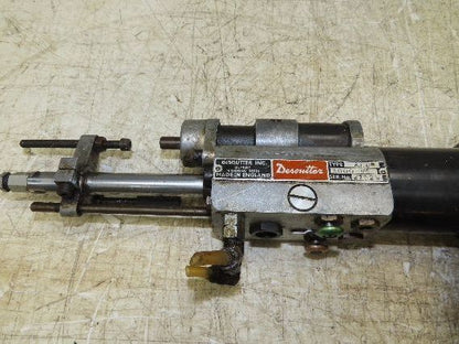 Desoutter AFD 5000 Pneumatic Auto Feed 1/4" Drill Unit Double Drill Head w/Stand