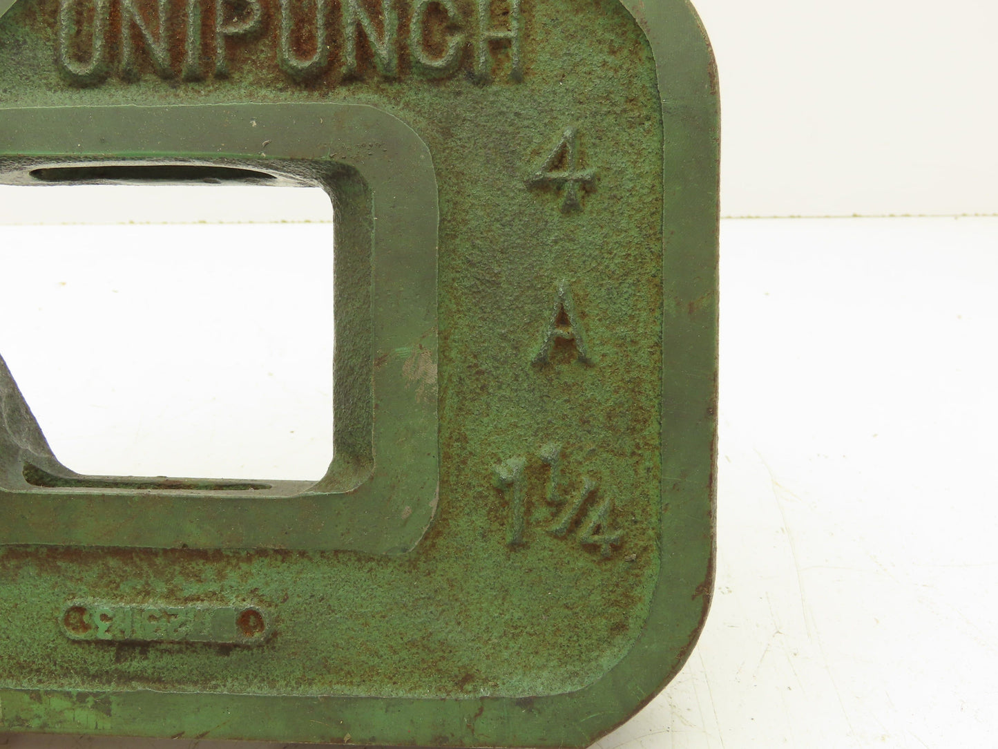 Unipunch 4A-1 1/4-LPD Press Brake Punch C Frame 3/4" Strippit 4" Throat 1-1/4" W