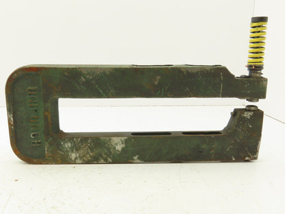 Unipunch 12A-1 Press Brake C Frame 9/32" Square Hole Punch 12" Throat 1" W