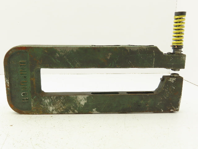 Unipunch 12A-1 Press Brake C Frame 9/32" Square Hole Punch 12" Throat 1" W