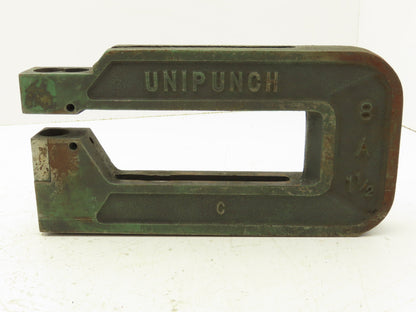 Unipunch 8A-1 1/2"-LPD Press Brake Punch C Frame 1" Strippit 8" Throat 1-1/2" W
