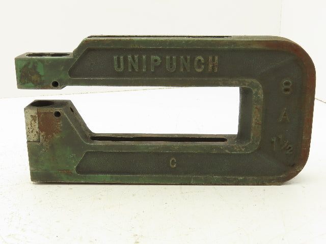 Unipunch 8A-1 1/2"-LPD Press Brake Punch C Frame 1" Strippit 8" Throat 1-1/2" W