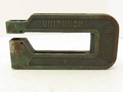 Unipunch 8A-1 1/2"-LPD Press Brake Punch C Frame 1" Strippit 8" Throat 1-1/2" W
