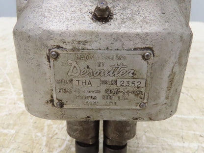 Desoutter AFD 5000 Pneumatic Auto Feed Drill Unit Double Drill Head Type THA