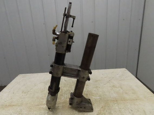 Desoutter AFD 5000 Pneumatic Auto Feed Drill Unit Double Drill Head Type THA