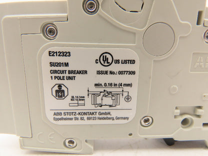 ABB E212323 Circuit Breaker 1 Pole 4A Lot of 6