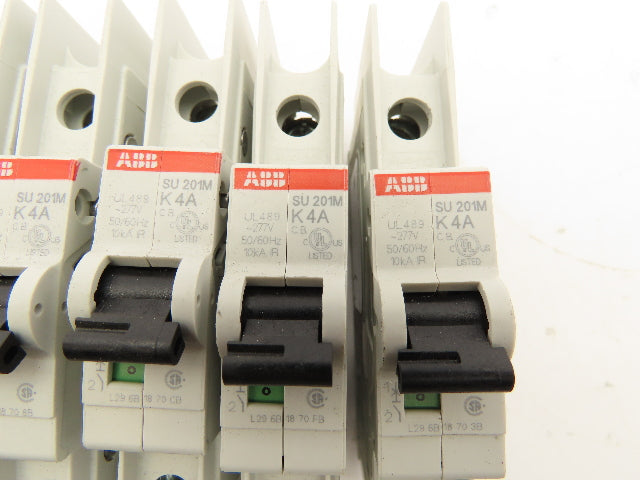 ABB E212323 Circuit Breaker 1 Pole 4A Lot of 6