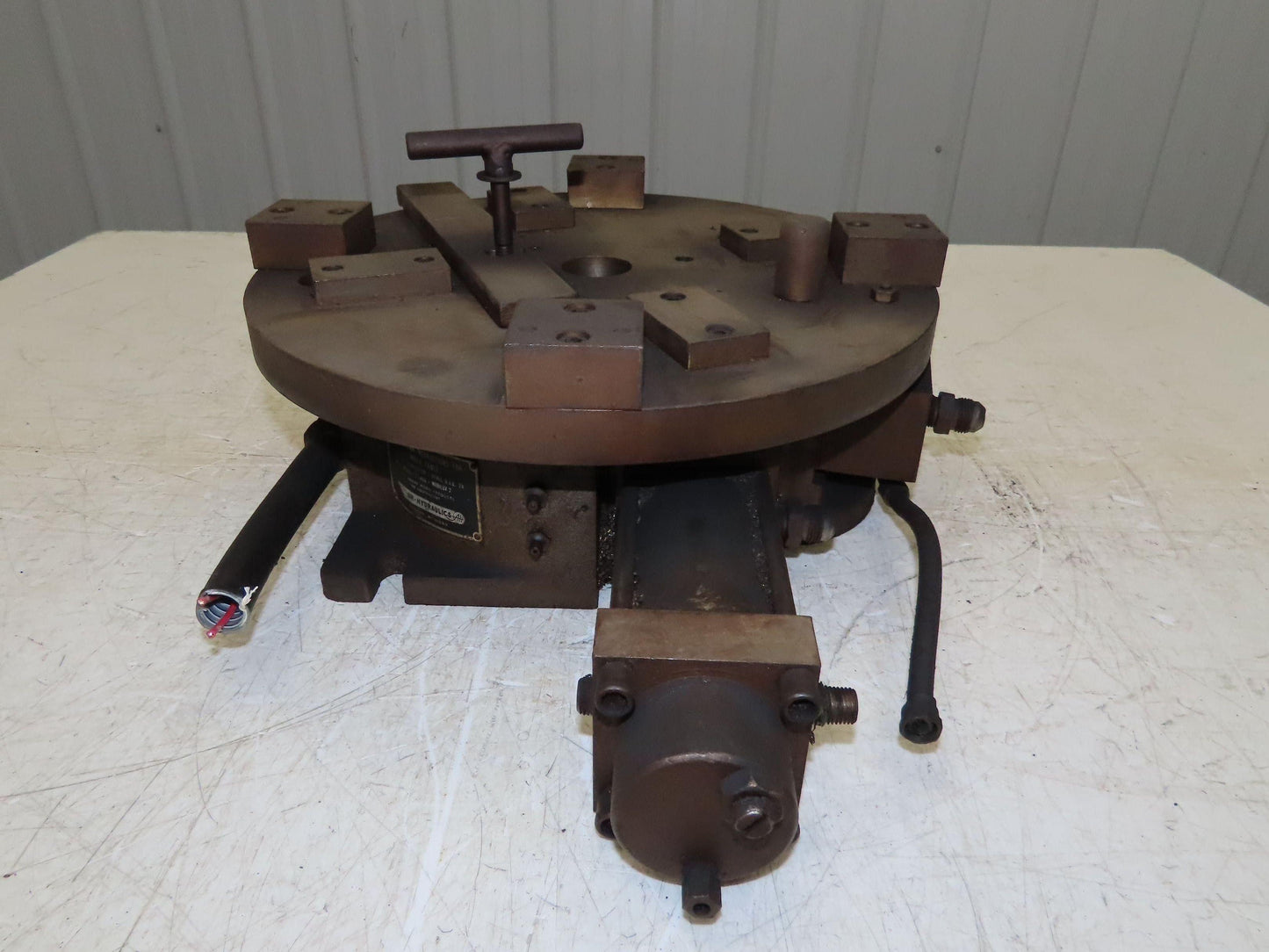 Air-Hydraulics 14" Pneumatic Rotary Index Table