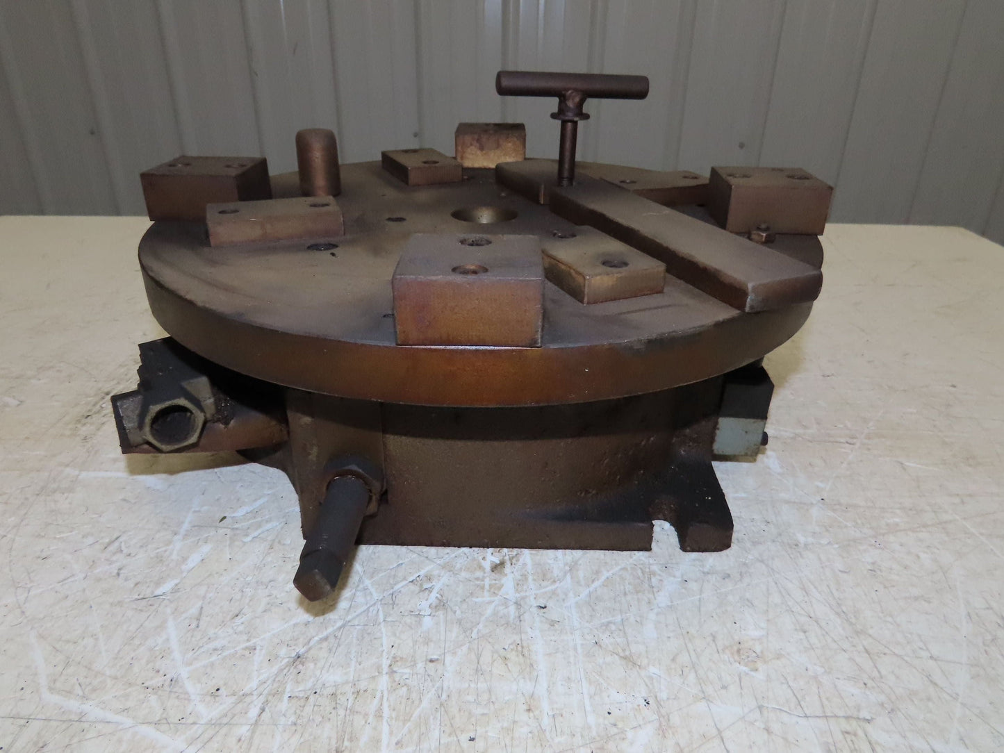 Air-Hydraulics 14" Pneumatic Rotary Index Table