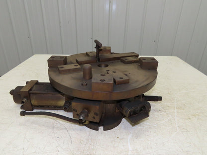 Air-Hydraulics 15" Pneumatic Rotary Index Table  -Needs Repair