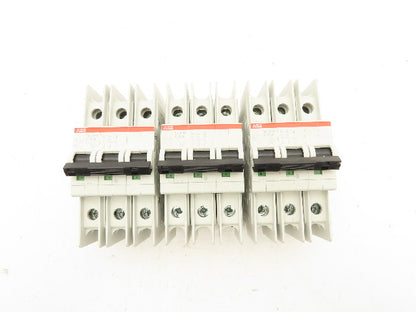ABB K15A E212323 Circuit Breaker 3 Pole 15A Lot of 3