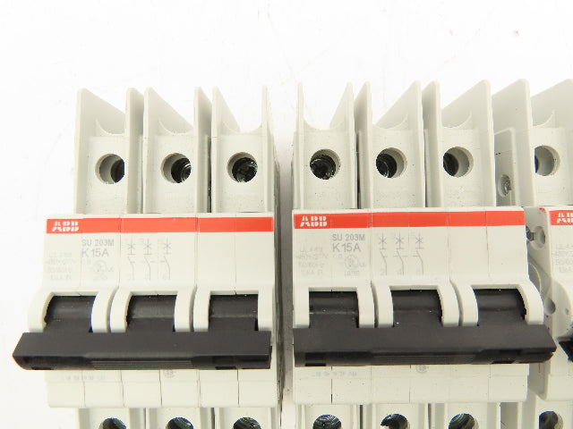 ABB K15A E212323 Circuit Breaker 3 Pole 15A Lot of 3