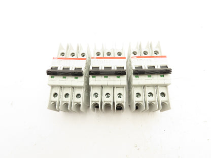 ABB K15A E212323 Circuit Breaker 3 Pole 15A Lot of 3