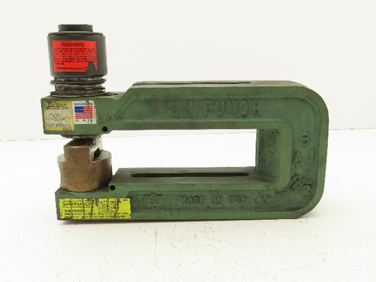 Unipunch 8AJ-2-1/2P Press Brake Punch C Frame 0.8" Square 8" Throat 2-1/2" W