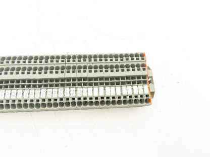 Waco 60947-7-1 DIN Rail Terminal Block 800V 4mm Lot of 90