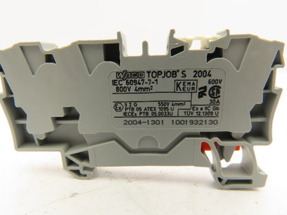 Waco 60947-7-1 DIN Rail Terminal Block 800V 4mm Lot of 90