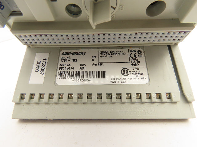 Allen Bradley 1794-IB16 PLC Flex I/O Module 24V Lot of 2