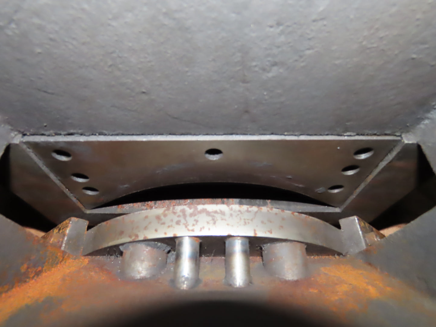 Unipunch HNE 3X7-2 Press Brake Punch 4" Radius Corner Die 8-3/4" Open Height