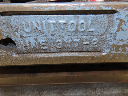 Unipunch HNE 3X7-2 Press Brake Punch 4" Radius Corner Die 8-3/4" Open Height