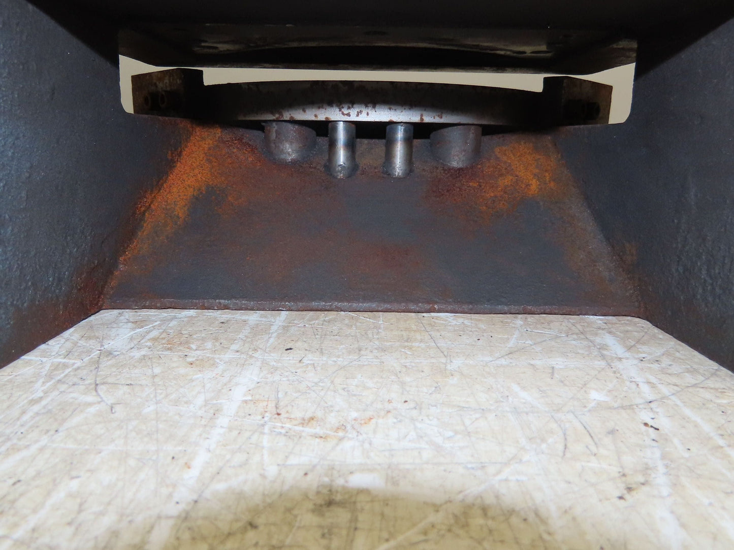 Unipunch HNE 3X7-2 Press Brake Punch 4" Radius Corner Die 8-3/4" Open Height