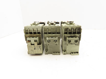 Allen Bradley 100-C12*10 Contactor Overload Relay 120V Coil 32A 600V Lot of 3