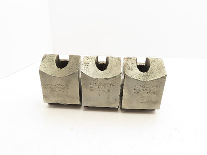 3-Jaw Lathe Chuck Jaws Set 2.75"W 3.5"L 4"H