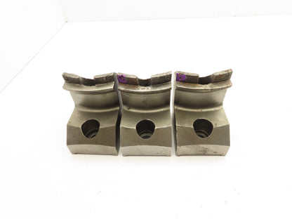 3-Jaw Lathe Chuck Jaws Set 2.75"W 3.5"L 4"H