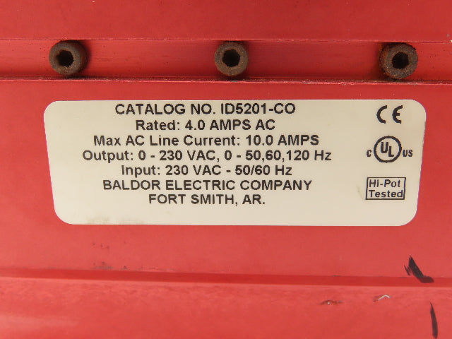 Baldor ID5201-CO Series 5 Micro Inverter Control AC Drive 230V