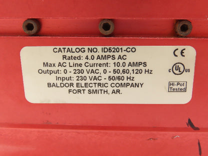 Baldor ID5201-CO Series 5 Micro Inverter Control AC Drive 230V