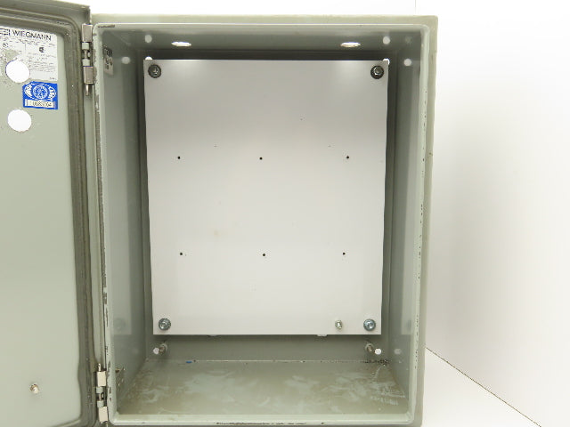 Wiegmann N412201608C Electrical Box Enclosure 20x16x8" Wall Mount Back Plate