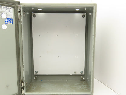 Wiegmann N412201608C Electrical Box Enclosure 20x16x8" Wall Mount Back Plate