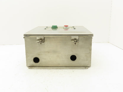 Hoffman A1412CHNFSS Stainless Steel Electrical Enclosure 14x12x6" Backplate