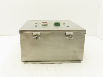 Hoffman A1412CHNFSS Stainless Steel Electrical Enclosure 14x12x6" Backplate