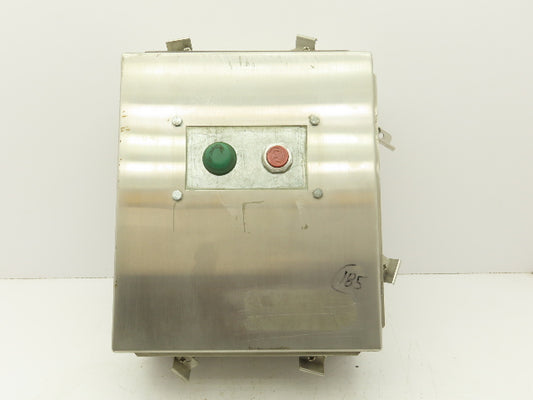 Hoffman A1412CHNFSS Stainless Steel Electrical Enclosure 14x12x6" Backplate