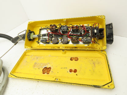 Skaltek XAC-B12 Coiler Control Station Pendant Pushbutton Switches w/E-Stop